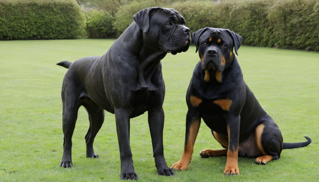 Cane Corsovs Rottweiler