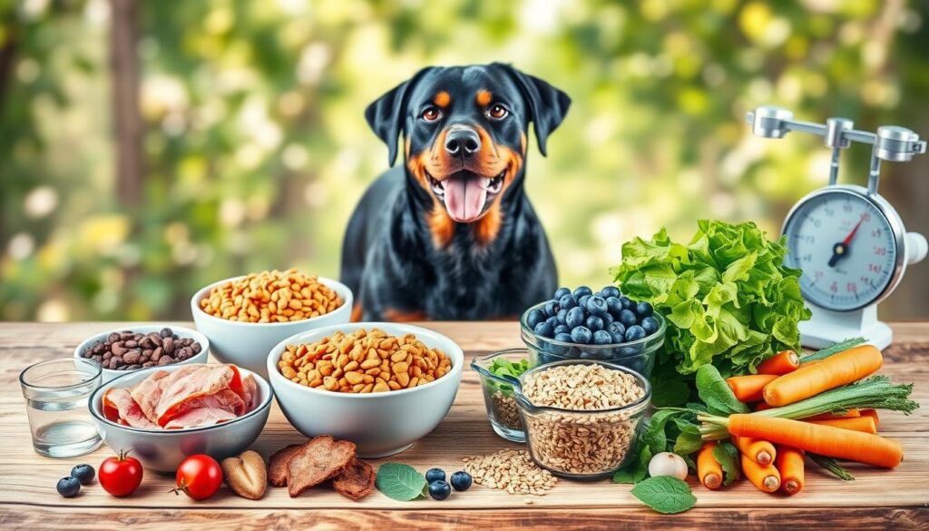 rottweiler diet plan for weight man