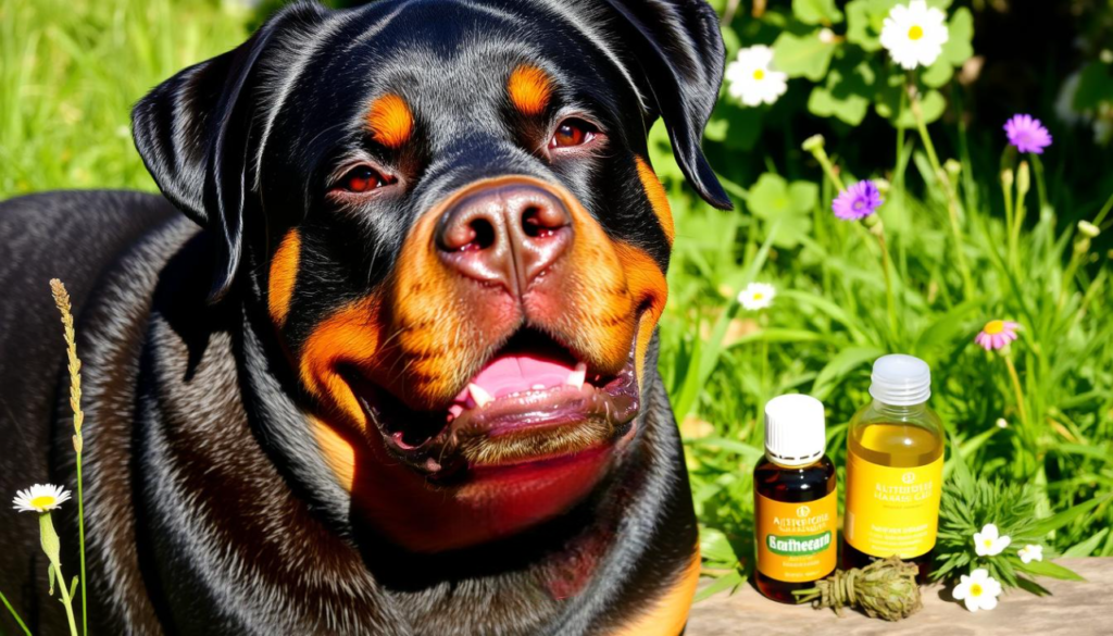 Skin conditions in Rottweilers 