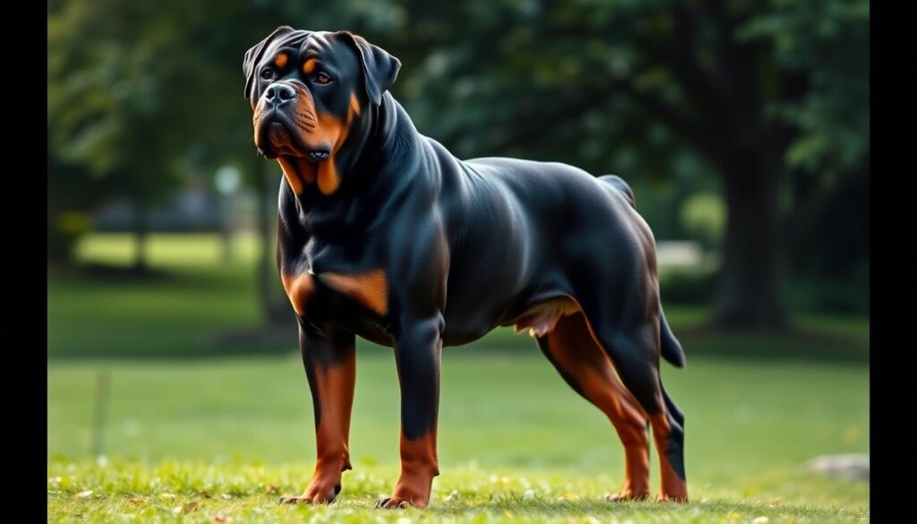 rottweiler size differences 