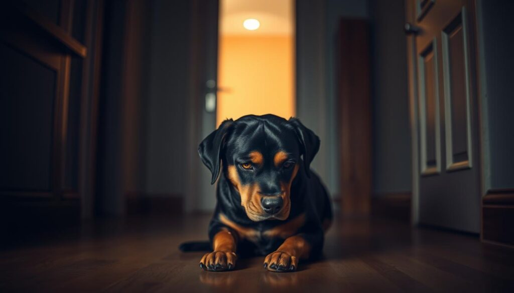 rottweiler separation anxiety